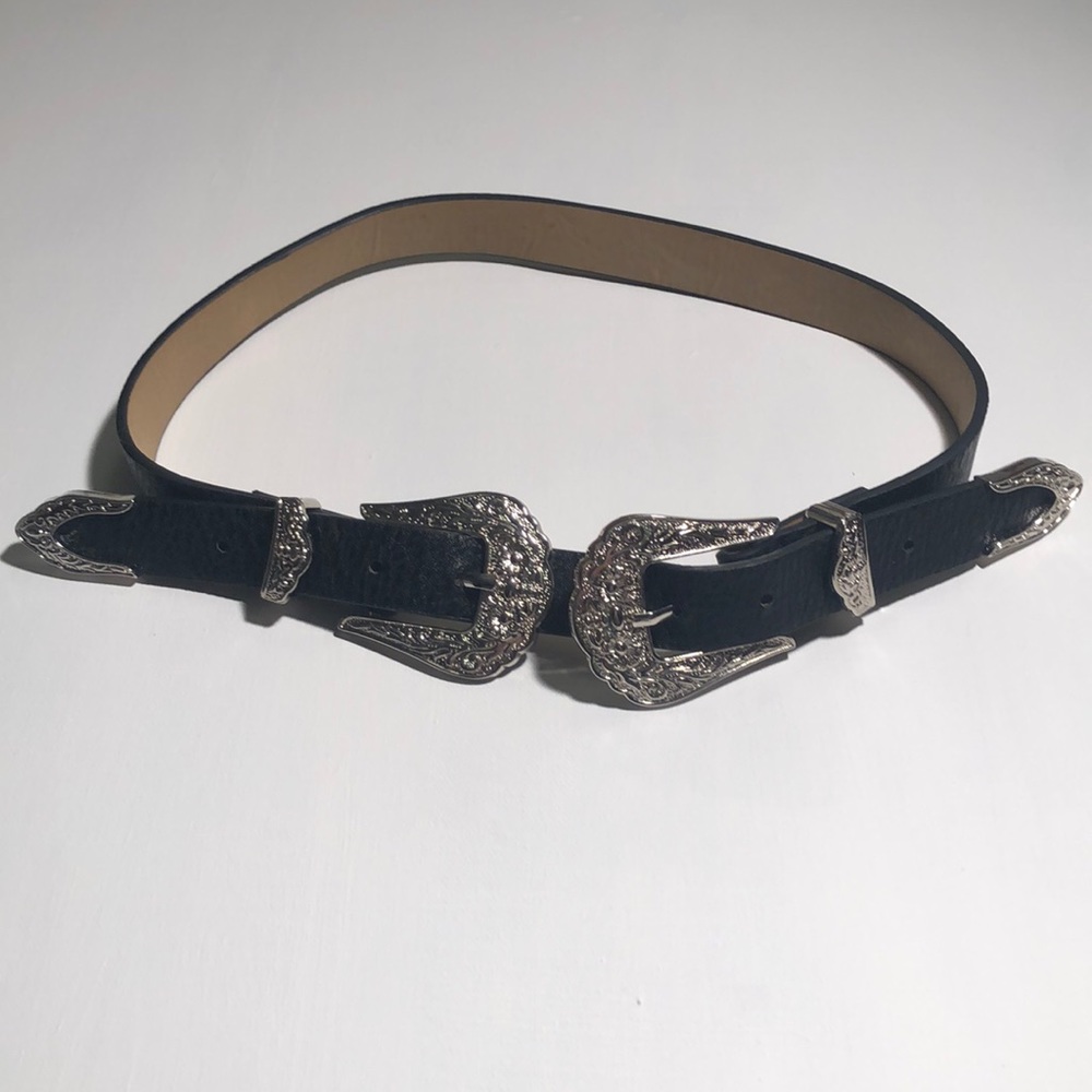 UO Double Buckled Belt